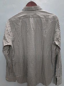 men&#39;s casual check shirt