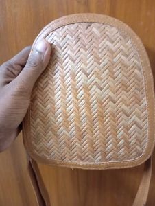 Woven Straw Crossbody Bag