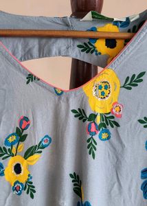 Max Cares Floral Dress, M Size