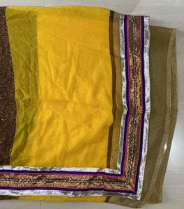 Elegant Yellow Saree