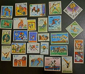 27 SPORTS STAMPS