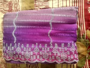 latest trend beautiful women saree,Elegant Purple