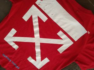 Off White Tee Red