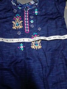 Embroidery Kurti Set Kids