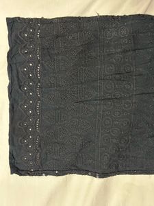 Chikankari Black Kurti 🌙🖤