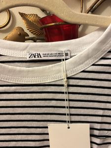 New One Zara Black N White Beautiful Tshirt