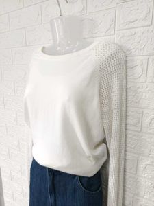 H&amp;M Knit White Jumper