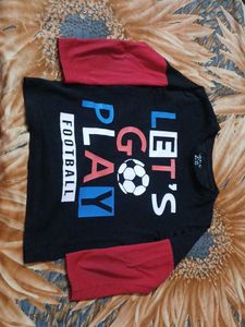 Boys &#39;Let&#39;s Play Football&#39; Tee