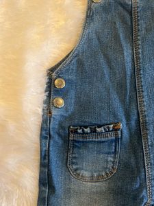 Denim Baby Dungaree (9-12 Months)