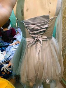 Elegant One-Shoulder Tulle Dress