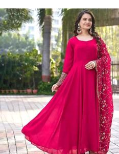 New/Unused Embroiderd Gown With Heavy Dupatta