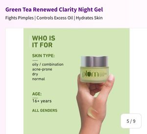 Plum Green Tea Renewed Clarity Night Gel (50 ml)