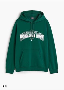 H&M green Graphic Hoodie