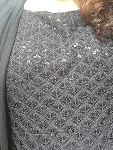 Beautiful BLACK ANARKALI kurti