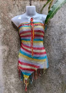 VNM. Striped Tube Top