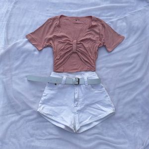 Top &amp; Denim Skirt