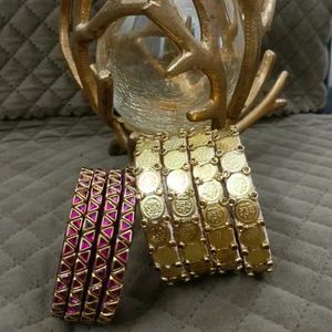 Golden Design Bangle