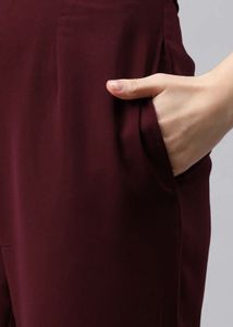 Maroon Co-ord Set - Stylish &amp; Chic