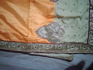 VeryBeautiful 2 Colour Silk Saree
