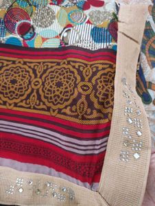 Colorful Printed Saree