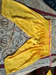 Beautiful Golden Yellow Suit Without Duppatta