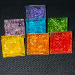 Orgone 7 Chakra Pyramid Set