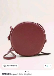 MANGO ROUND CUTE PURSE