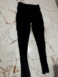 Black Trousers With Side Pocket