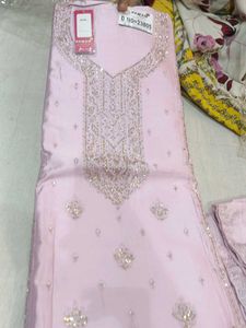 Elegant Pink Salwar Suit Material