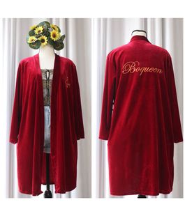 Korean Velvet Night Robe