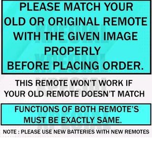 NEW Godrej 210-A Ac Remote