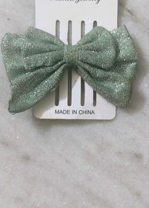 Sparkly Bow Hair Clip