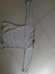 Striped Long Sleeve Top