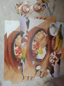 Food Placemats set of 4