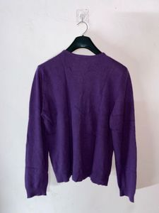 Purple Cardigan
