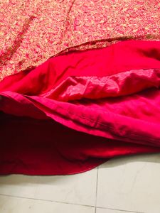 Enchanting Rose Gold Embroidered Gown