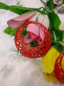 Red Fashion Earrings
