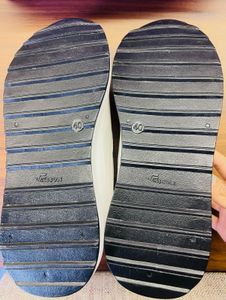 White sneakers branded new