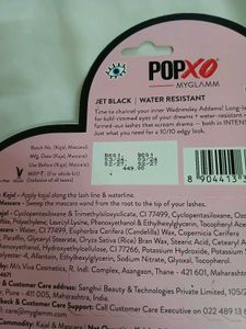 Sealed✅️Myglamm Popxo Kajal &amp; Mascara Combo