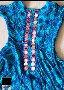 Blue Batik Dress