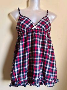 🎁Buy 2 Get 1 Free🎁 Plaid Cami Top Size S/M
