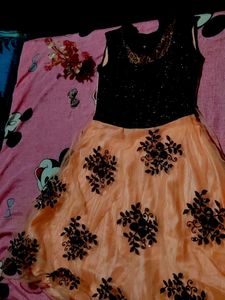 Cotton Linen Beautiful Frock ♥️