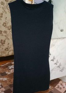 Navy Blue That Almost Looks Like Black Cut Sleeves