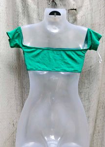 2349.Chic Green Blouse