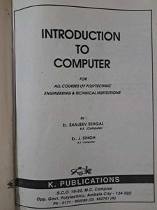 A Textbook Of Computers