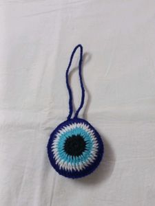 Crochet Evil Eye Hanging Decor