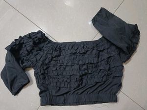 Black Crop Top