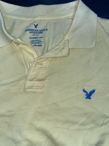 American Eagle Yellow Polo Shirt