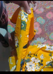 Floral Yellow Dress
