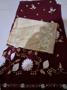 Embroidery Saree